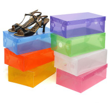 Boîte à chaussures transparente / boîtes à chaussures en plastique transparent avec poignée (mx-095)